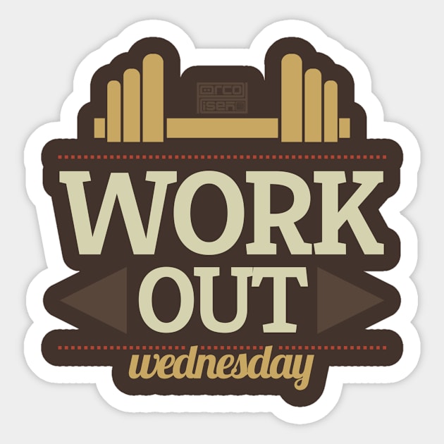 Workout Wednesday Exercise Fitness Weekday Everyday Sticker by porcodiseno